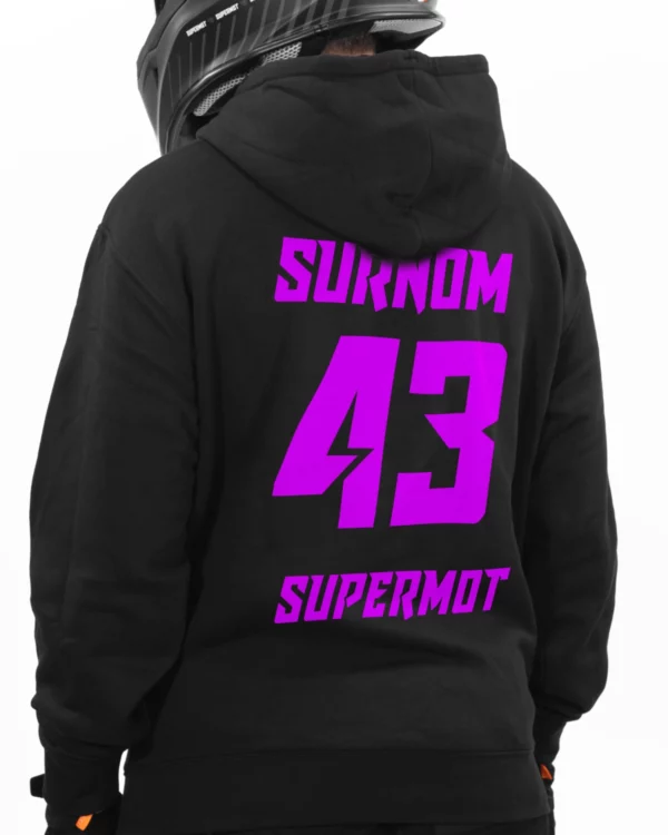 hoodie sweat à capuche personnalisÉ violet edition
