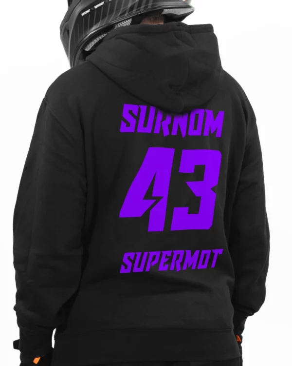 hoodie sweat à capuche personnalisÉ violet edition