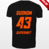 T-Shirt SUPERMOT PERSONNALISÉ ORANGE FLUO EDITION