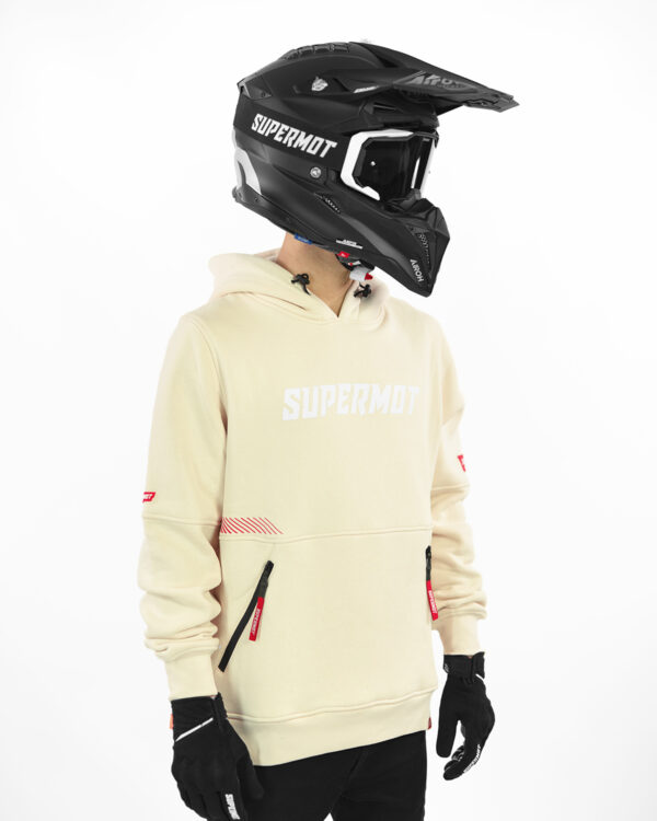 Hoodie PRO SUPERMOT Beige – Image 2