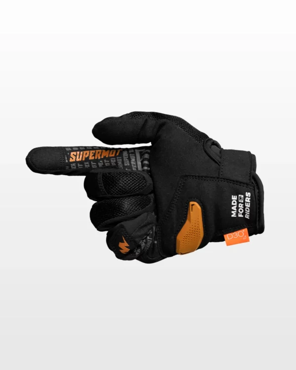gants pro supermot rouge
