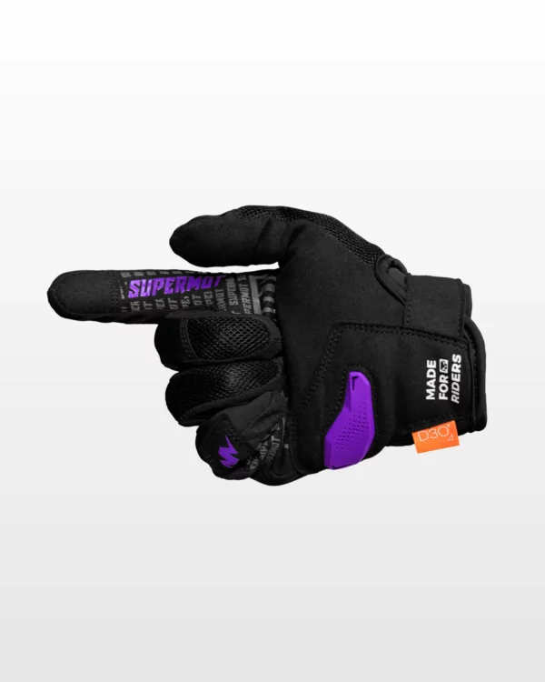 gants pro supermot rouge