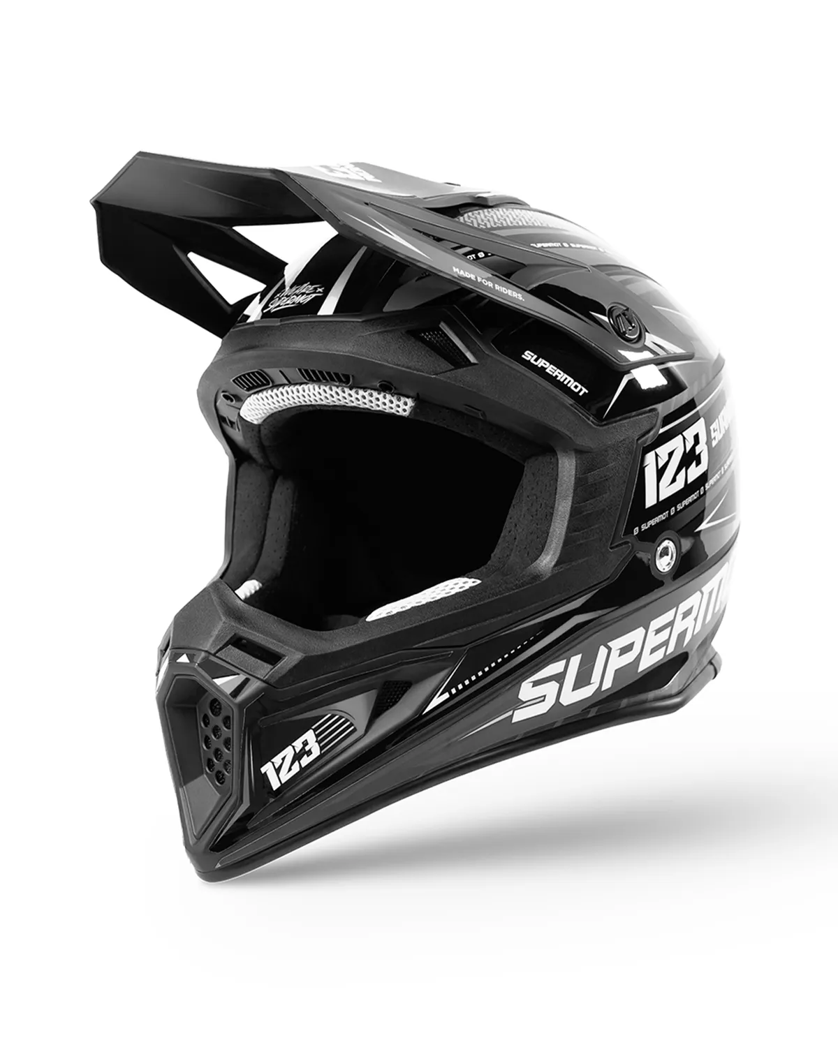 kit déco de casque personnalisé noir