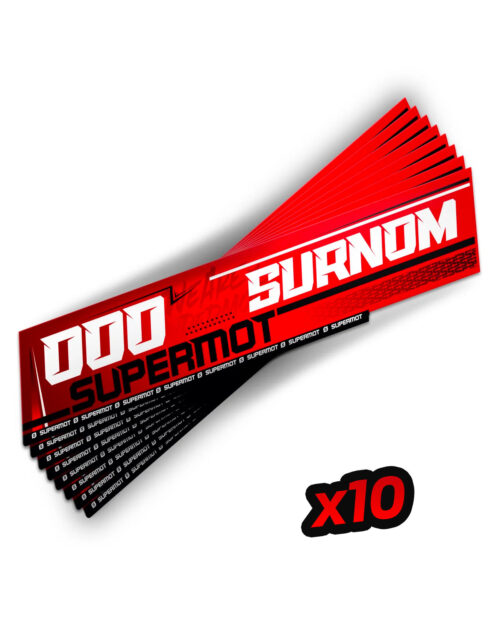 pack de 10 stickers personnalisés