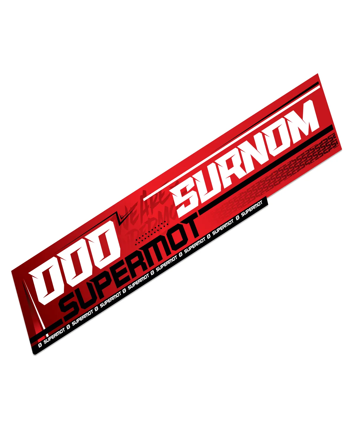 10 stickers perso rouge