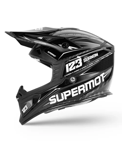 kit déco de casque personnalisé noir