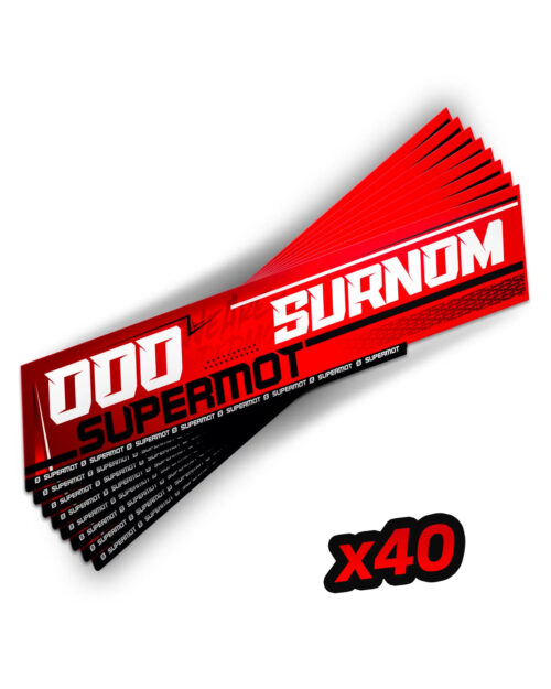 pack de 10 stickers personnalisés