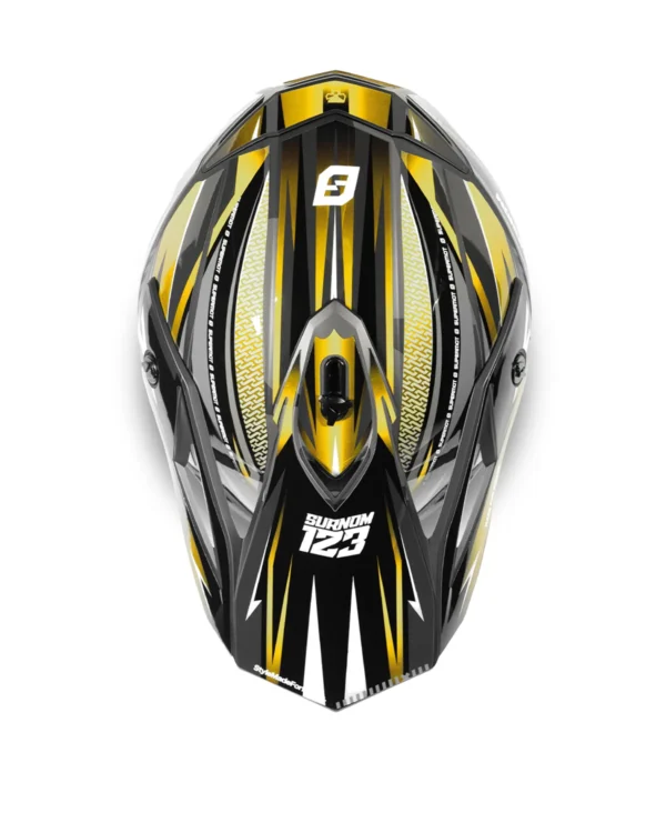 kit déco de casque personnalisé noir (copie)