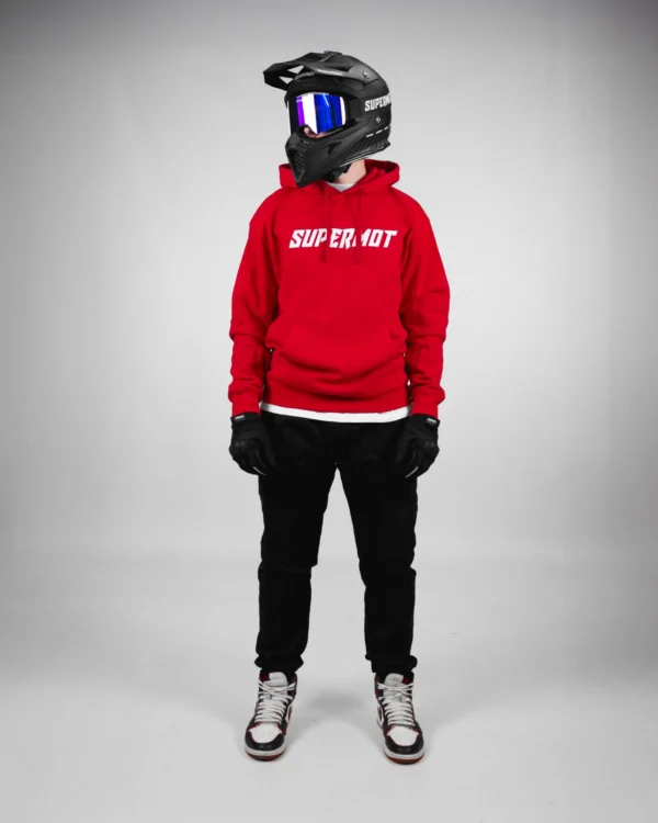hoodie sweat à capuche original rouge