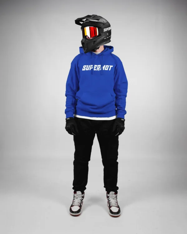 hoodie sweat à capuche original bleu