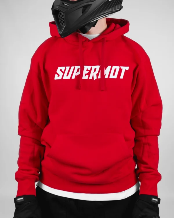 hoodie sweat à capuche original rouge