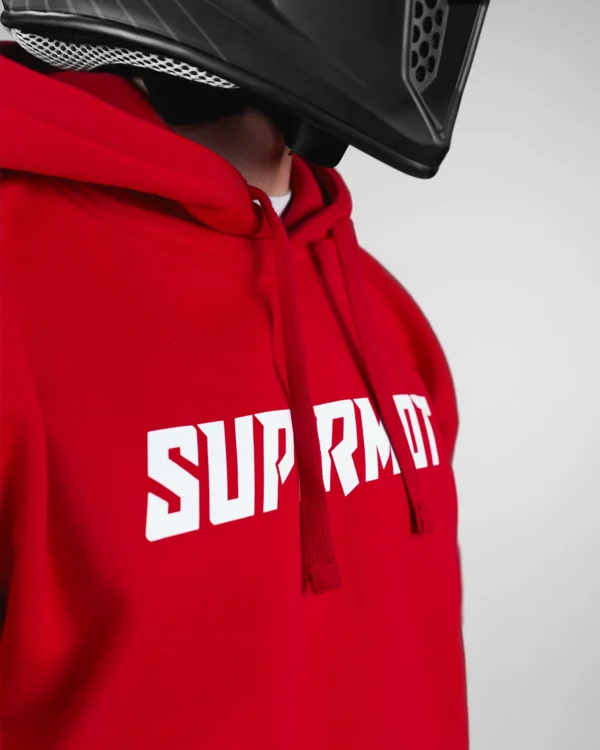 hoodie sweat à capuche original rouge