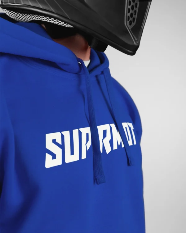hoodie sweat à capuche original bleu
