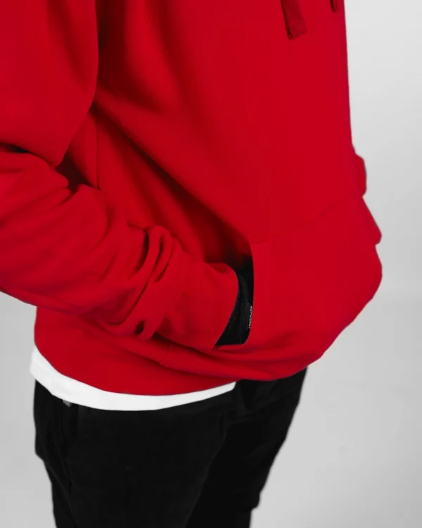hoodie sweat à capuche original rouge