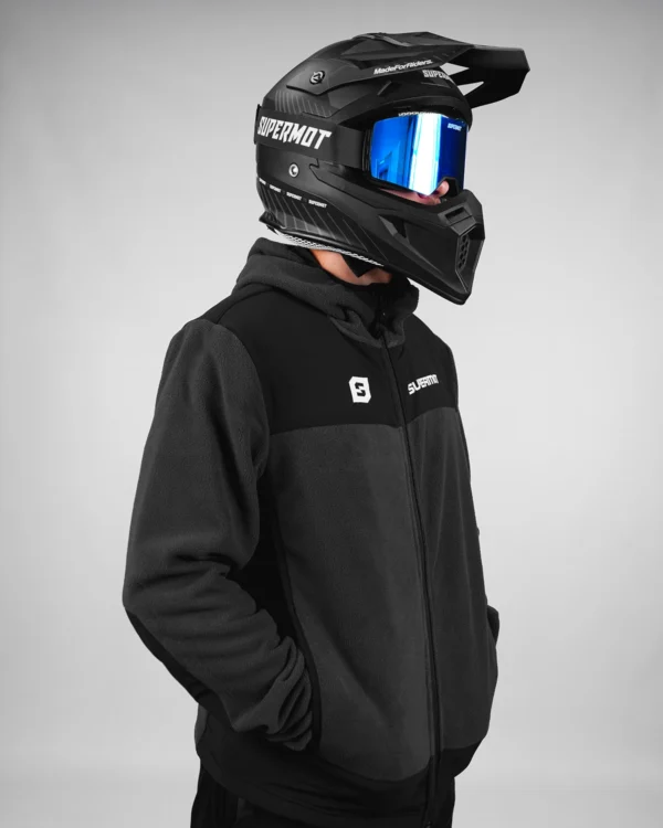 veste polaire zippée supermot