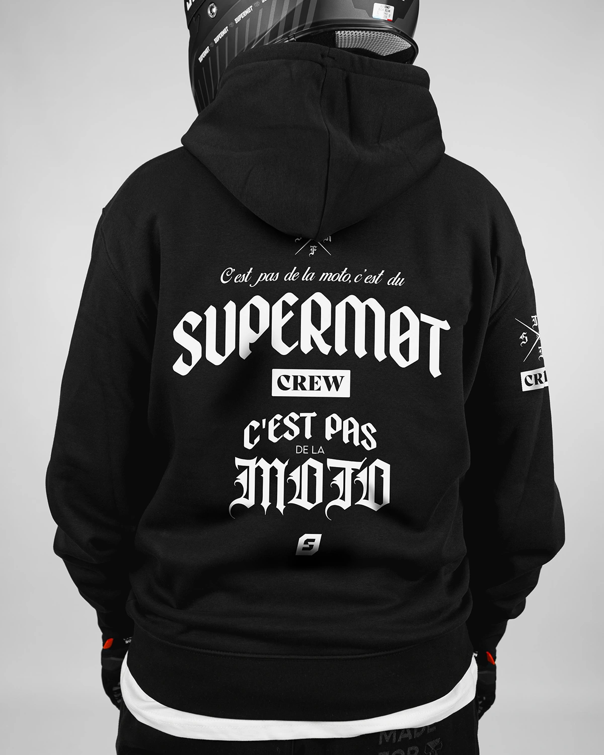 hoodie sweat à capuche slogan
