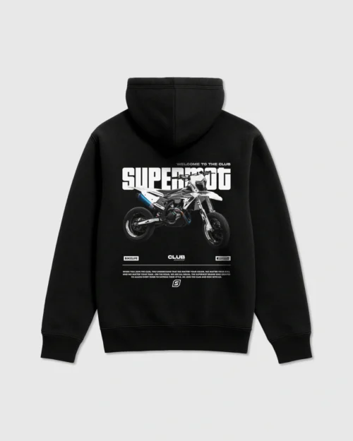 hoodie sweat à capuche club rouge