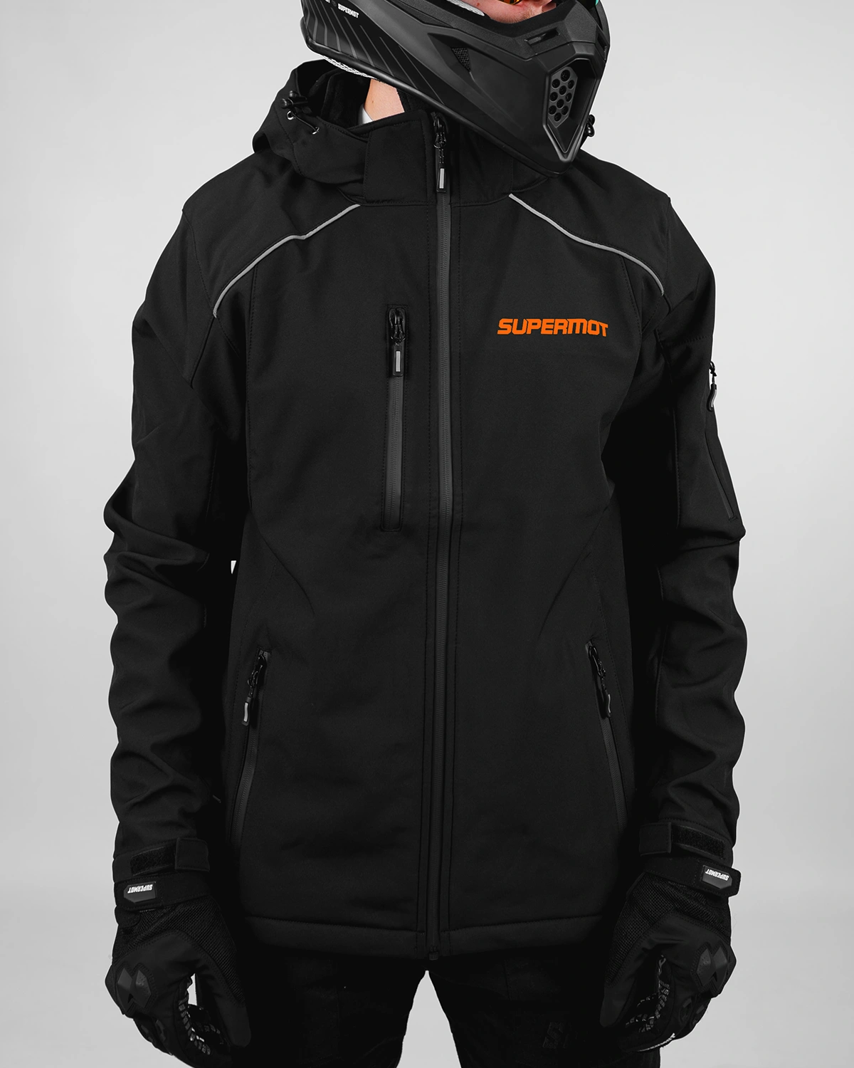 veste softshell reflect personnalisée orange fluo