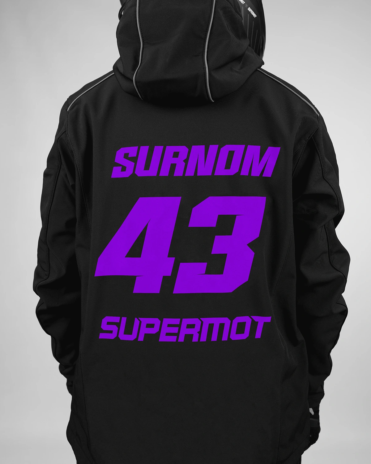 veste softshell reflect personnalisée violet