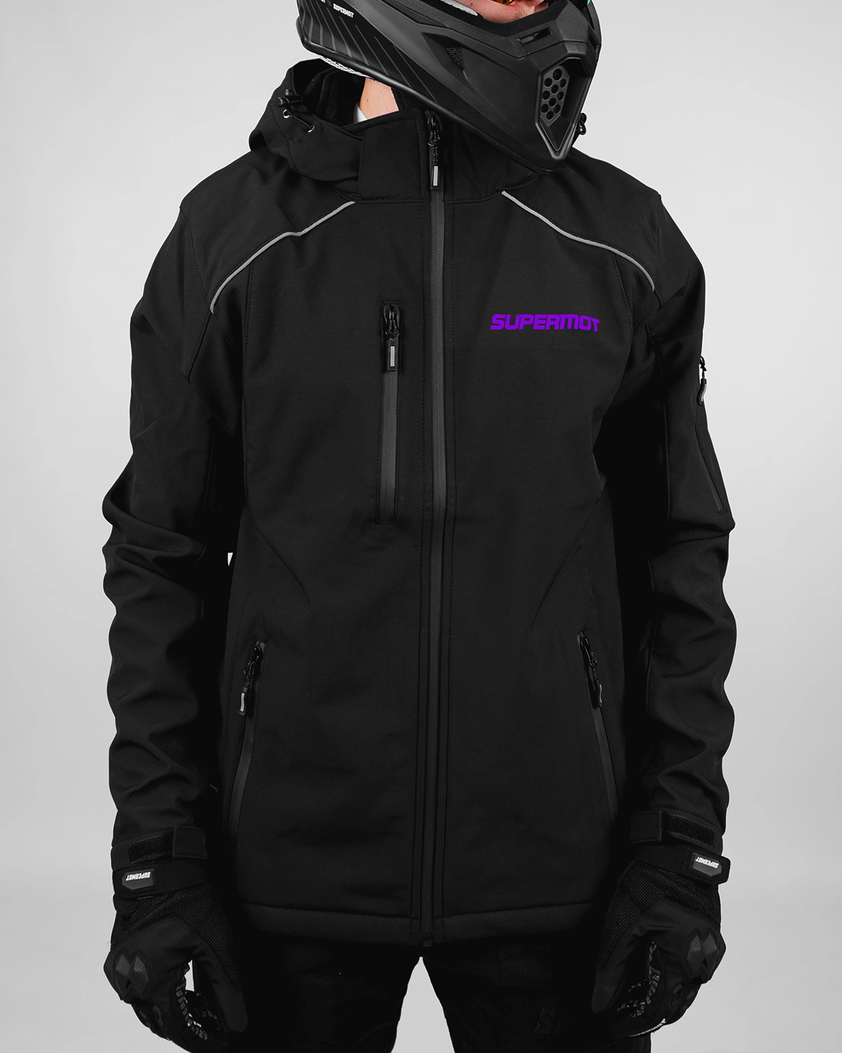 veste softshell reflect personnalisée violet