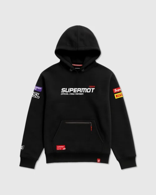 hoodie sweat à capuche team noir