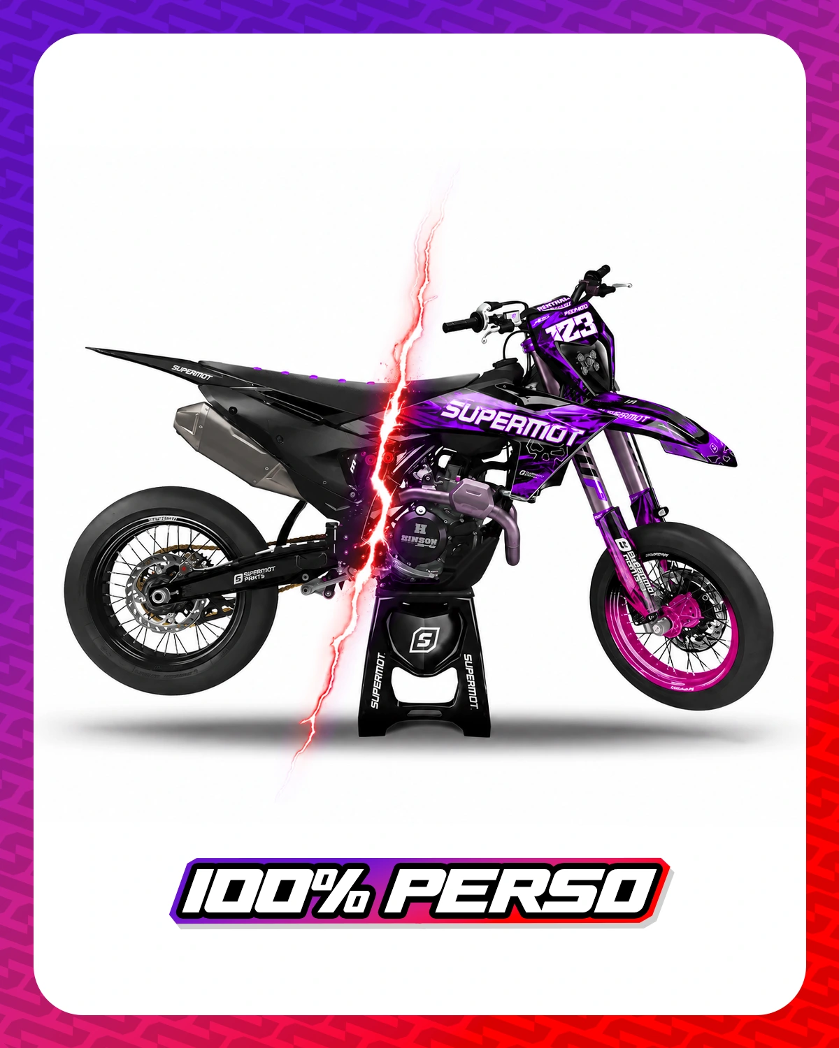 kit déco moto 100% personnalisÉ