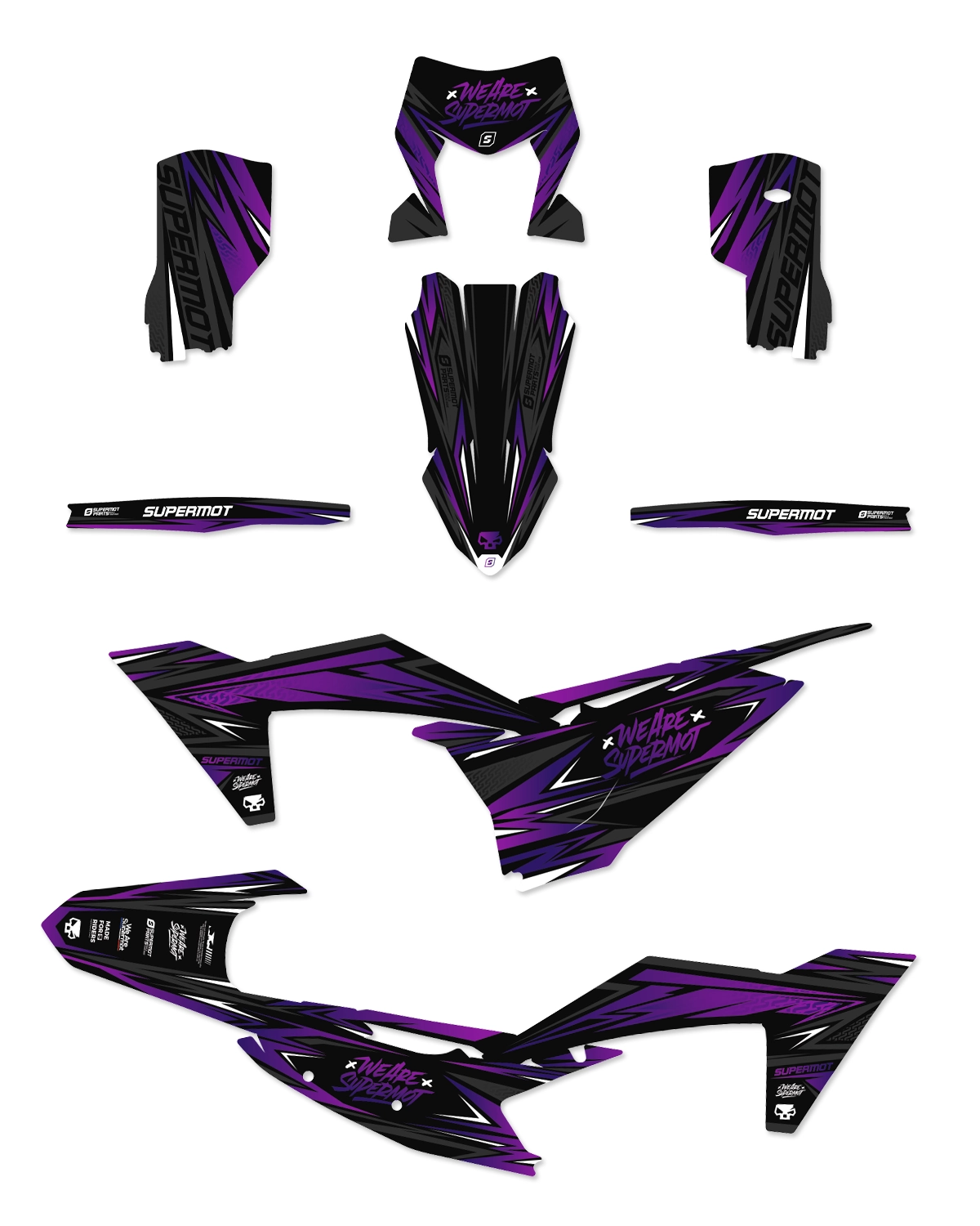 kit déco moto semi perso eclipse