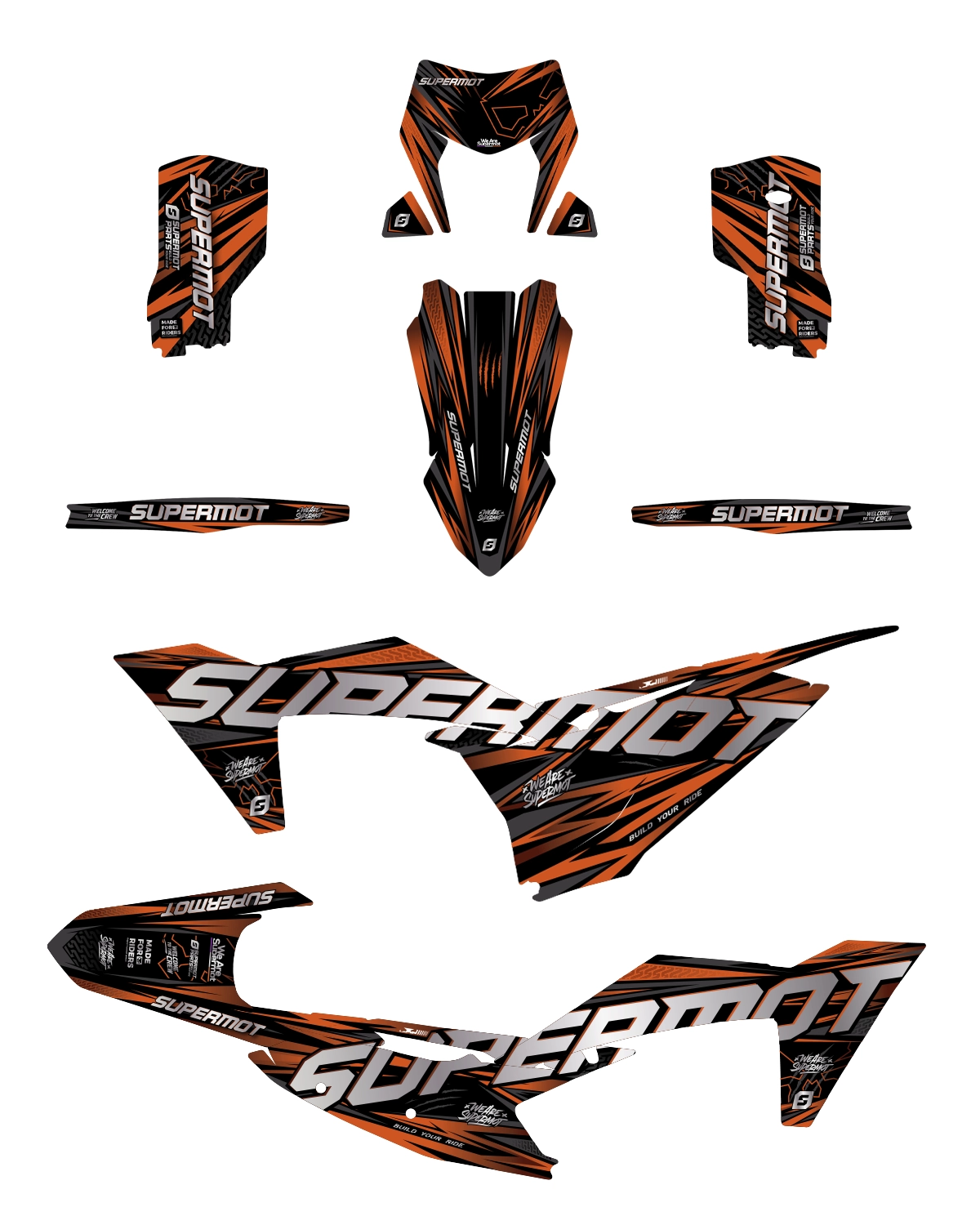 kit déco moto personnalisé phantom