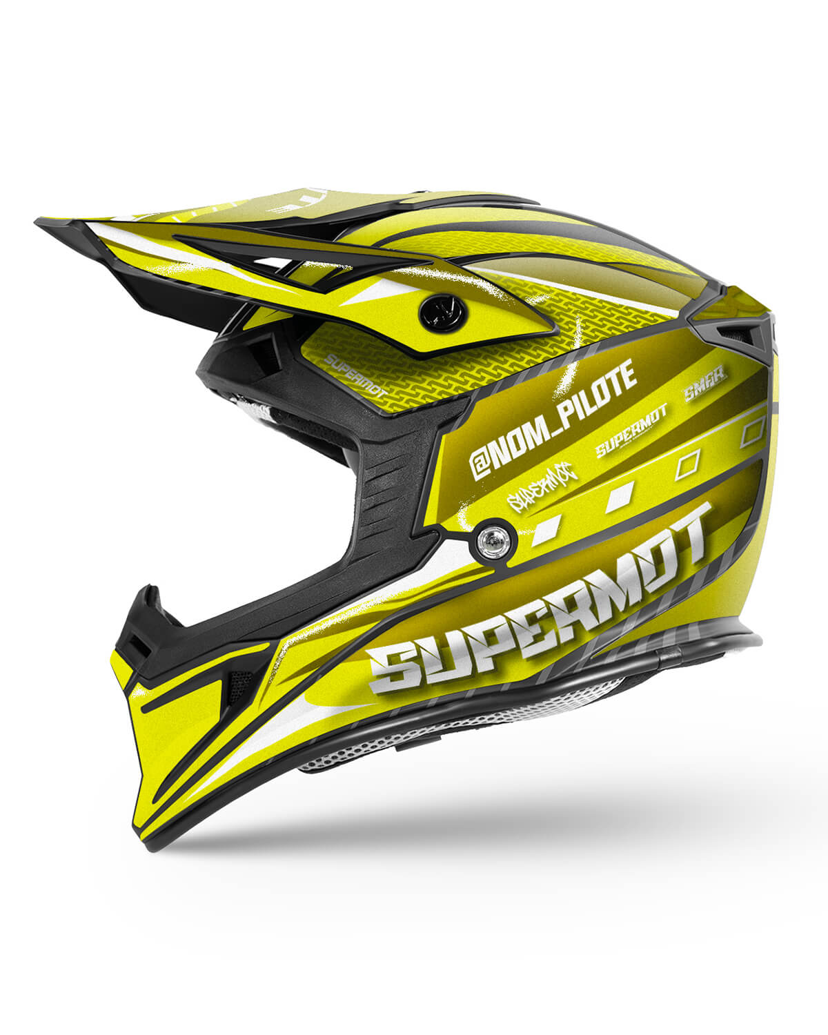 kit déco de casque personnalisé race